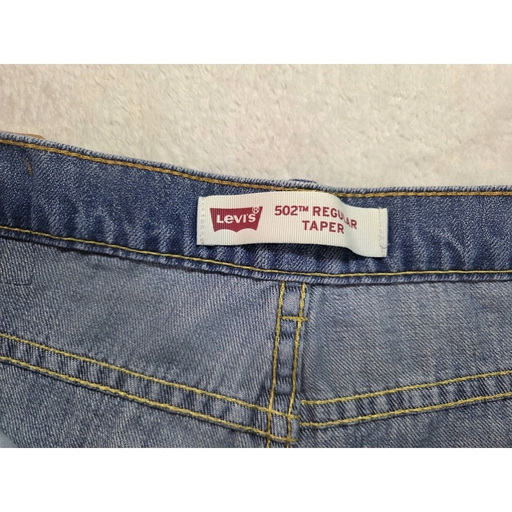 Levi's 502 Regular Taper Jeans Women's 29x29 Women 18 Medium Wash Mid Rise Denim - Picture 7 of 8